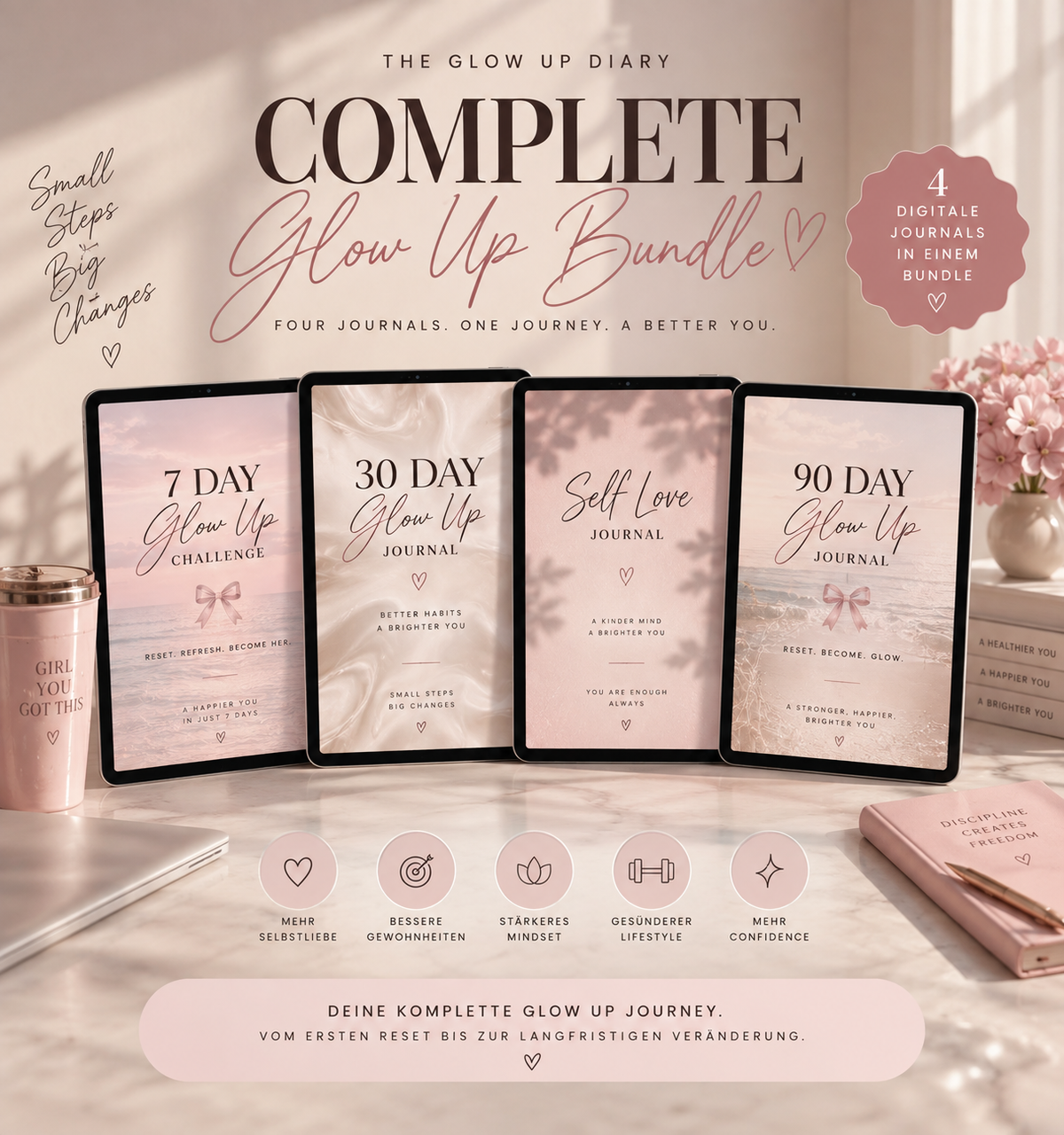 Complete Glow Up Bundle – Deine komplette Self-Love & Glow-Up Journey